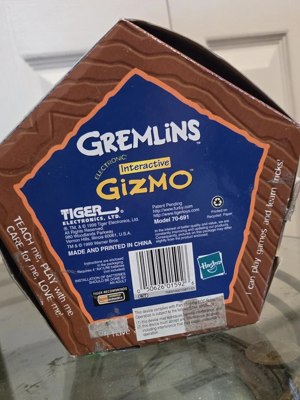 Gremlins Gizmo Furby Interactive Plush Toy - Original Box With Tags